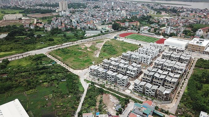 Dự án BT thi công tuyến đường từ đê Ngọc Thụy đến Khu đô thị mới Thượng Thanh (quận Long Biên) dài hơn 3,7km
