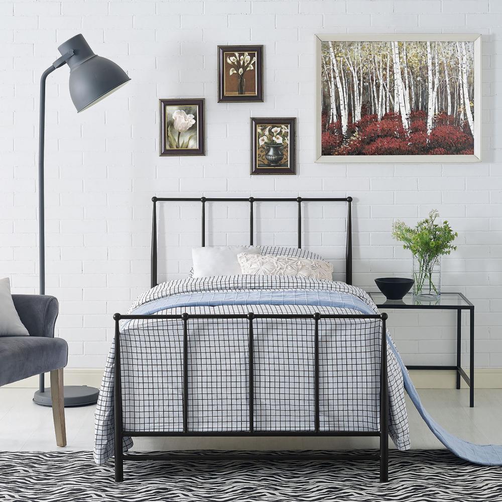 Phòng ngủ Rustic có màu sắc nhã nhặn, hình khối đơn giản, không trau chuốt,  không cần tuân theo quy tắc để hòa hợp với không gian chung