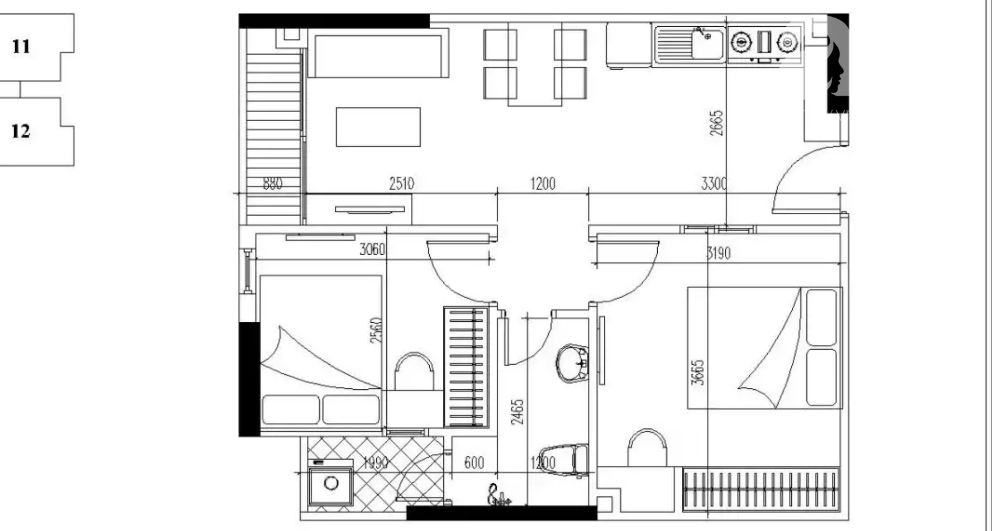 Tư vấn thiết kế nội thất căn hộ rộng 49m2 dành cho gia đình 3 người