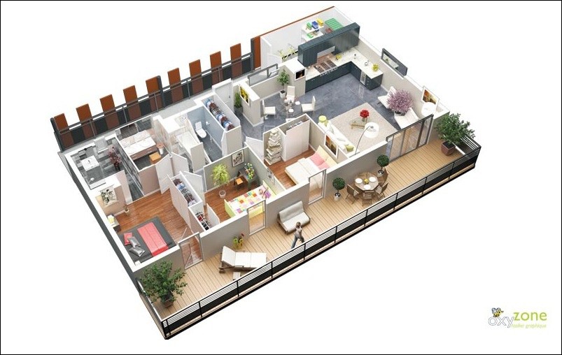 mẫu thiết kế căn hộ