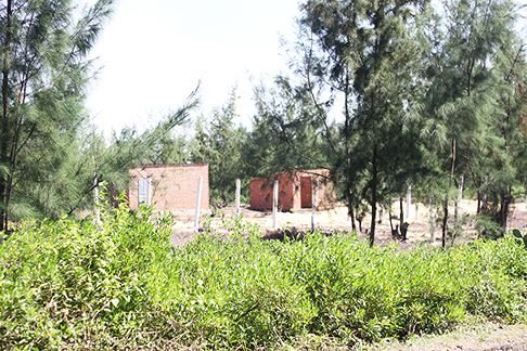xây nhà trái phép ở Khu kinh tế Nhơn Hội
