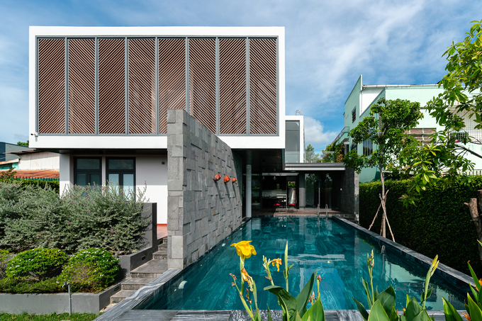 Ngôi nhà thiết kế sang chảnh như resort ở Tiền Giang