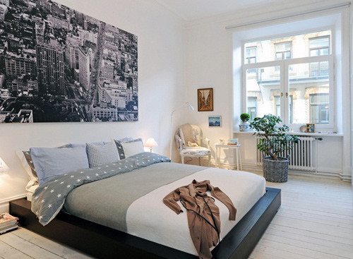 Các căn hộ mang phong cách Bắc Âu cũng phù hợp kiểu giường Nhật