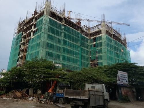 Dự án CT2 Phùng Khoang đang thi công đến tầng 9