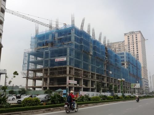 ự án C37 đang xây dựng đến tầng 11
