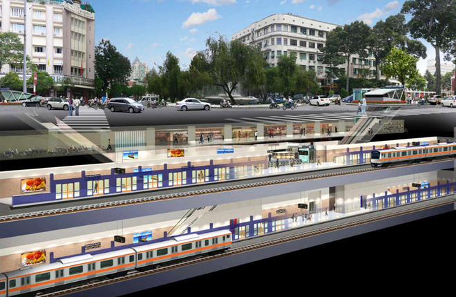 trung tâm điều khiển metro được Mỹ tài trợ xây dựng 