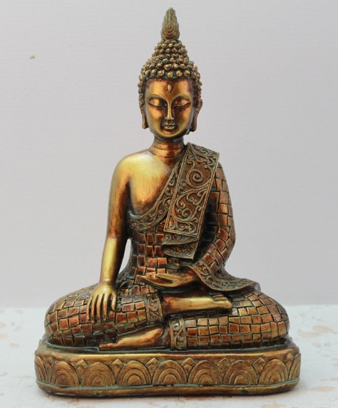 Tượng Phật thiền trên đài sen