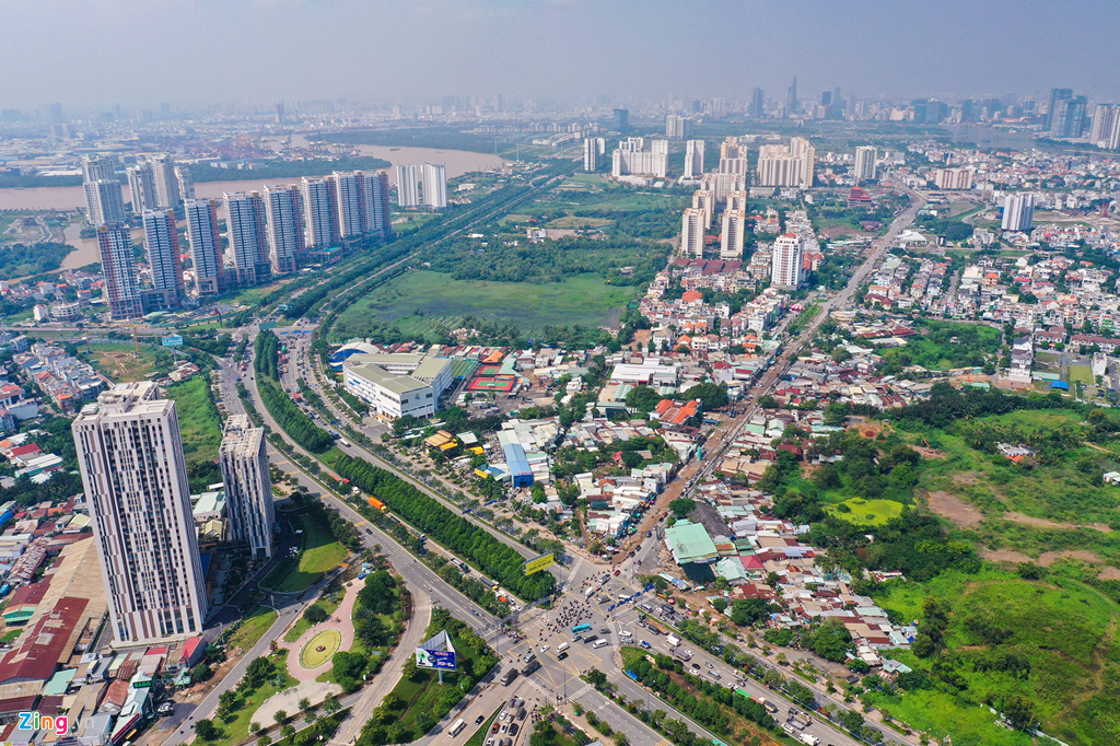  đường Lương Định Của được nâng cấp dài 2,3km