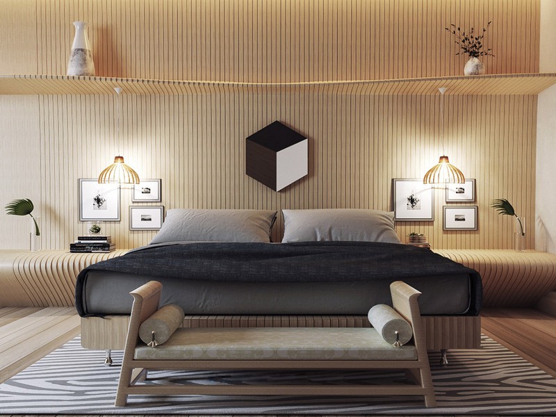 Mẫu phòng ngủ thiết kế giản dị