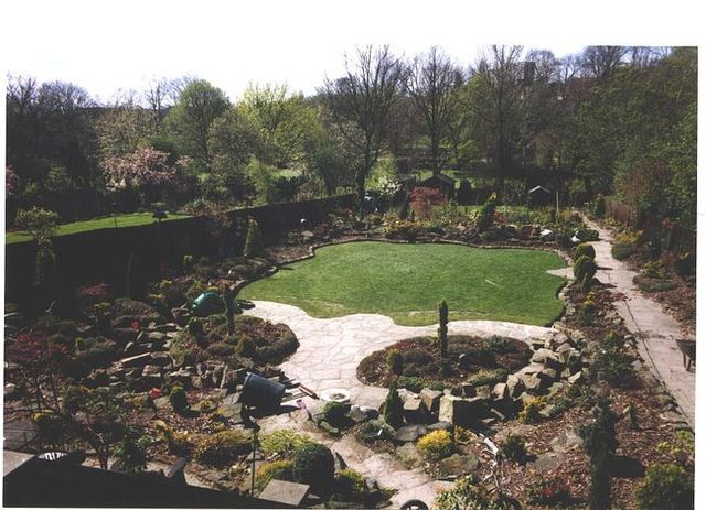 Khu vườn khi được cải tạo vào năm 1994