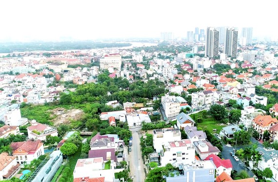 Dự án tại phường Thảo Điền nằm trên quỹ đất rộng 6,8915ha