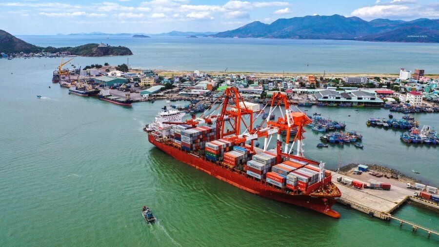 Phần diện tích của khu vực quy hoạch mở rộng cảng Quy Nhơn là 87,92ha