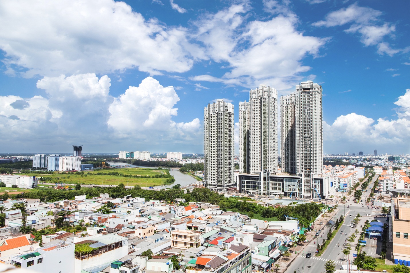 Một dự án căn hộ nằm tại khu Đông Sài Gòn - nơi giá nhà đang tăng chóng mặt trong những năm qua