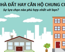 Infographic: Sống ở nhà đất hay chung cư tốt hơn?