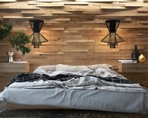 Những cách sử dụng tường gỗ hiệu quả cho phòng ngủ hiện đại
