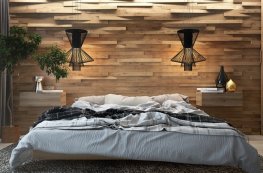 Những cách sử dụng tường gỗ hiệu quả cho phòng ngủ hiện đại