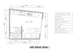 Tư vấn phương án thiết kế nhà 3 tầng 1 tum trên đất xéo