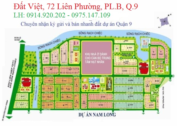 Bán đất nền khu nhà ở Nam Long, Quận 9, LH 0914 920 202