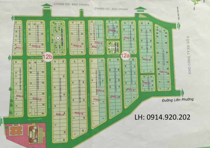 Bán đất khu nhà ở cao cấp Hưng Phú 1, Quận 9, cần bán nhanh lô biệt thự, giá 33 tr/m2