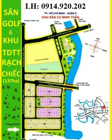 Bán đất nền dự án tại KDC Hoàng Anh Minh Tuấn, Đỗ Xuân Hợp, Quận 9