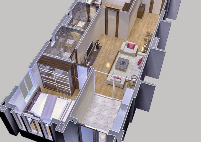 Nhà mới đón tết chung cư Hoàng Huy Pruksa Town, giá từ 503 triệu