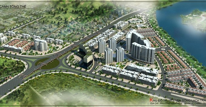 Bán nhà ở liền kề 2MT- Dự án khu đô thị ven sông Lạch Tray Waterfront City 4 tỷ (thương lượng)