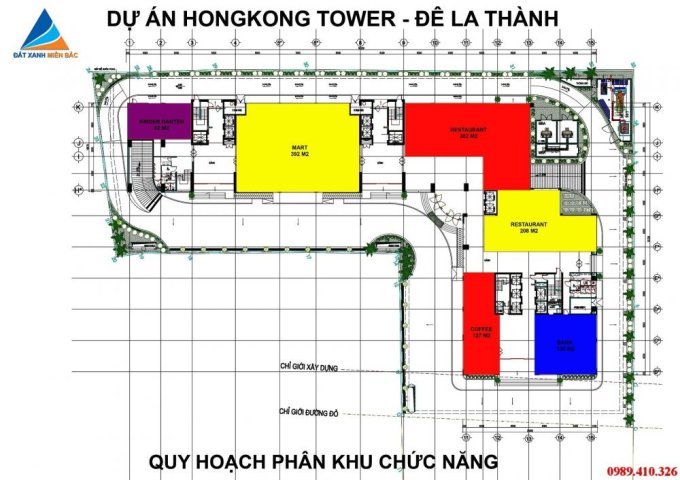 BQL Cho thuê nóng sàn thương mại dự án Hong Kong Tower 243A Đê La Thành, gym, nhà trẻ