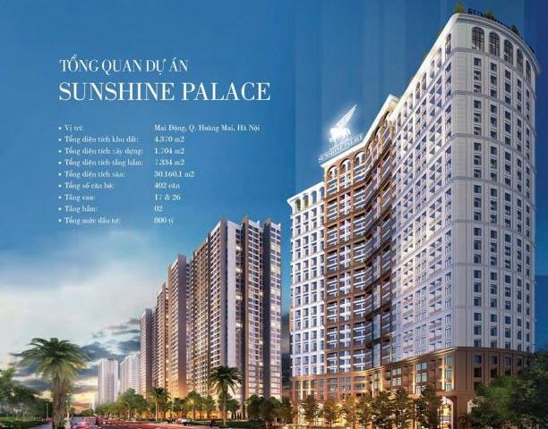 Mua chung cư sunshine palace hưởng lợi ích lên tới 400tr chi tiết LH:0963363390(mr Linh)