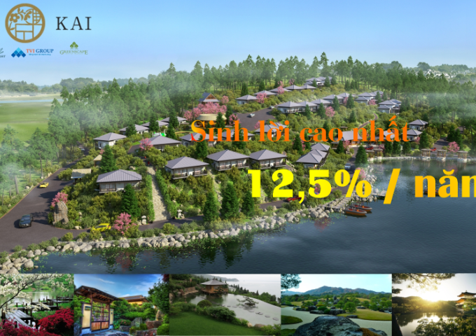 Đầu tư biệt thự Kai Japanese Resort, Hòa Bình, 135m2, giá chỉ từ 1.3 tỷ