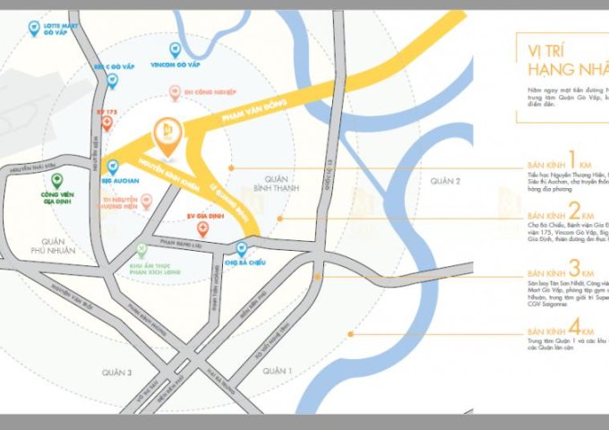 Cần chuyển nhượng lại căn hộ Masteri M-One Gia Định, Gò Vấp, 3PN