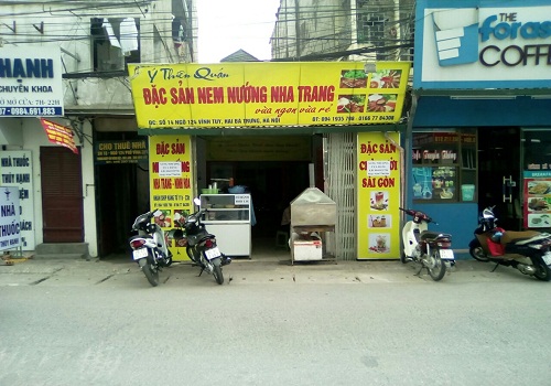 Cần sang nhượng cửa hàng địa chỉ số 14 ngõ 124 Vĩnh Tuy, quận Hai Bà Trưng, Hà Nội