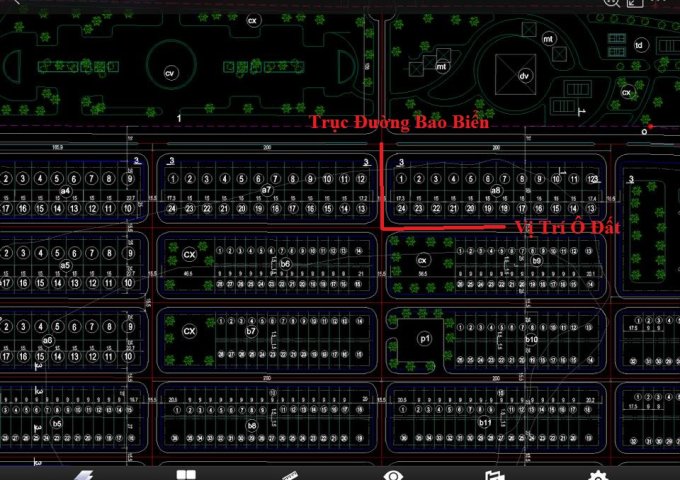 Bán đất ở KĐT Cao Xanh Hà Khánh B gần biển. DT: 225m2, MT: 9m, hướng Tây Bắc