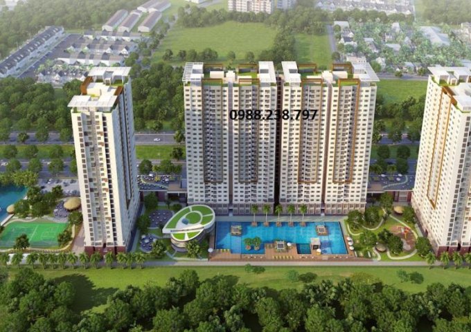 Bán căn hộ chung cư tại dự án The K Park, Hà Đông, diện tích 60m2, giá 20 triệu/m2