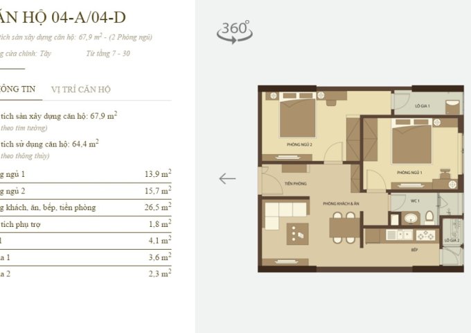 Bán cắt lỗ căn hộ 2904D dự án Mandarin Garden 2, Tân Mai, giá 2.1 tỷ, LH: 0974.632.586