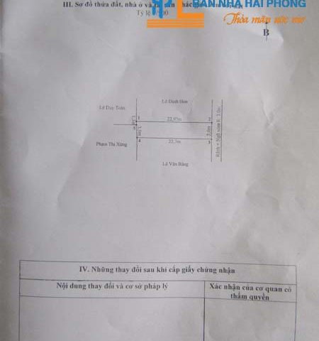 Bán đất thôn 7, xã Thủy Sơn, huyện Thủy Nguyên, Hải Phòng - 0905128856