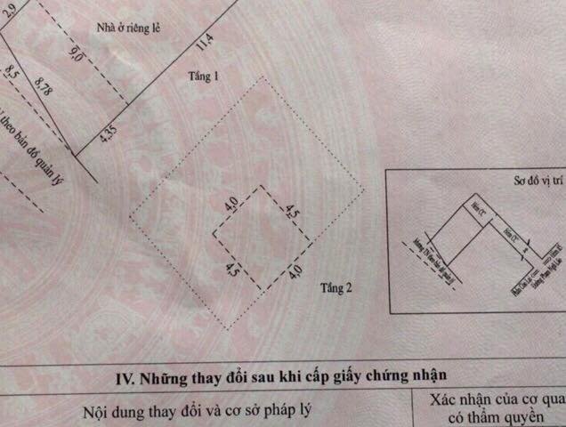 Bán 2 căn nhà trục chính hẻm trường tiểu học Phan Bội Châu, đường Phạm Ngũ Lão, P. An Hoà