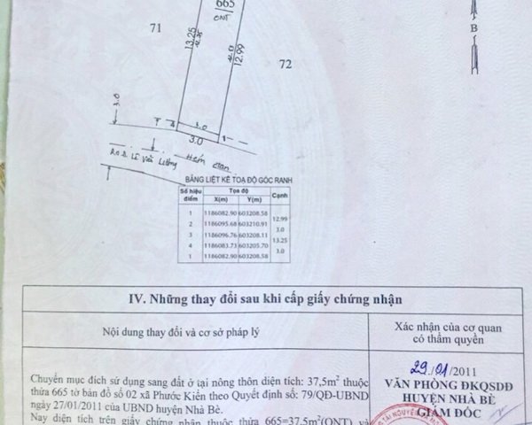 Bán nhà hẻm 724 đường Lê Văn Lương gần cầu Rạch Dĩa, Phước Kiển, Nhà Bè