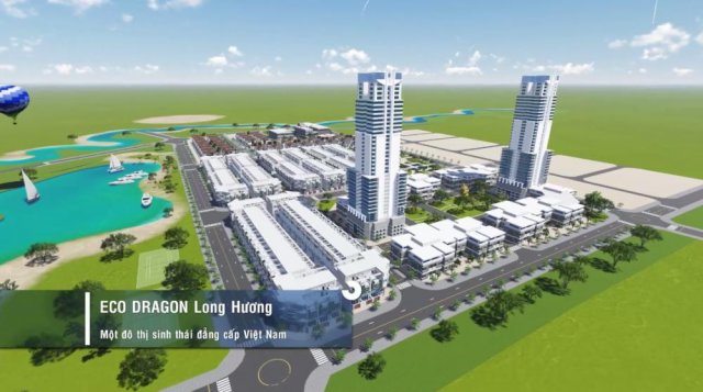 Bán đất nền dự án Eco Dragon, trung tâm TP Bà Rịa, hoàn thiện 100% hạ tầng, giá chỉ từ 5,5tr/m2