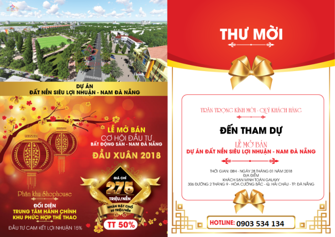 Tham gia lễ mở bán KĐT DRG Complex City, có cơ hội nhận ngay 5 chỉ vàng, LH: 0903 534 134