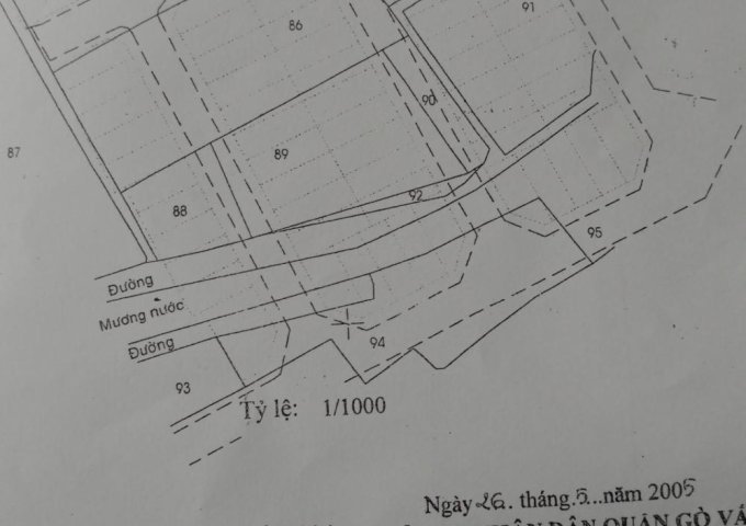 Bán đất đẹp khu tái định cư hẻm 234 Lê Đức Thọ, phường 6, quận Gò Vấp