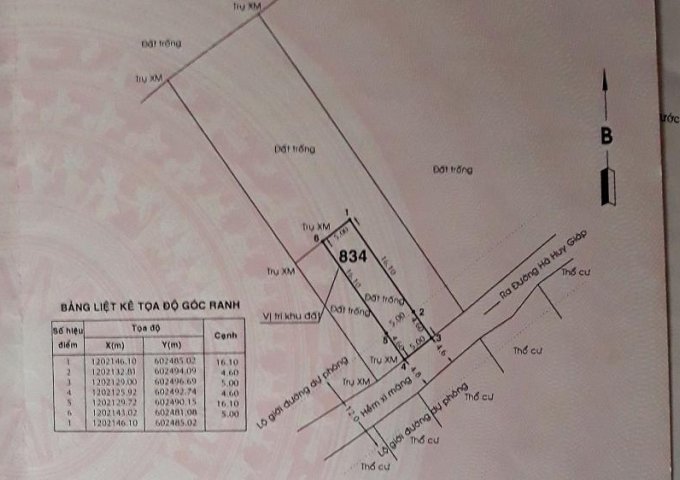 Bán đất tại phường Thạnh Lộc, Quận 12, Hồ Chí Minh diện tích 5x20m, giá 1.9 tỷ