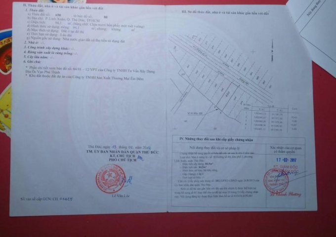 Bán gấp nhà Linh Xuân, Thủ Đức (khu dân cư Êm Đềm)