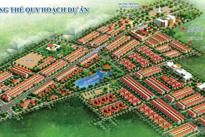 Bán đất nền dự án Khu đô thị An Huy Cao Thượng, Tân Yên, Bắc Giang, dt 219m2, giá 5.7 triệu/m²