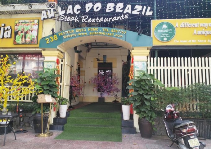 Cho thuê nhà mặt tiền số 238 Pasteur, Phường 6, Quận 3, Hồ Chí Minh. Giá HOTT