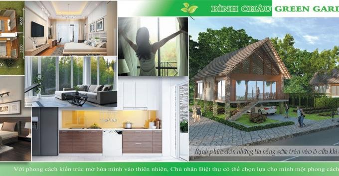 Cơ hội vàng sở hữu Biệt thự nghỉ dưỡng Bình Châu Green Garden Villa ngay cạnh Hồ Tràm Vũng Tàu