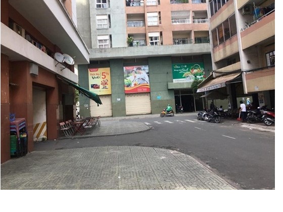 Bán căn hộ tầng trệt chung cư bàu cát 2, Lô B, DT: 72m2