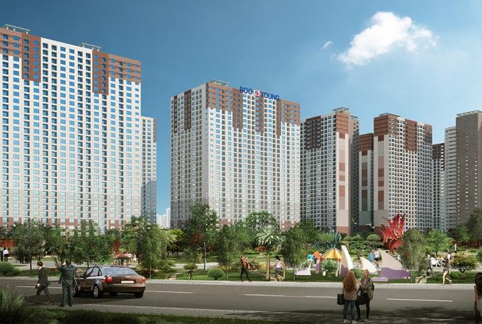 Bán căn hộ chung cư tại dự án chung cư Booyoung, Hà Đông, Hà Nội, diện tích 107m2, giá 3,3 tỷ