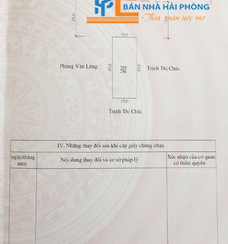 Bán đất thôn 2, xã Bắc Sơn, huyện An Dương, Hải Phòng