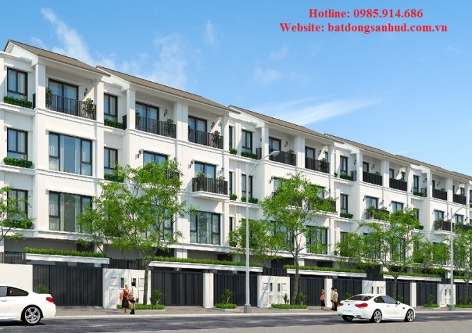 Cần bán gấp ô liền kề 110m2 mặt đường Nguyễn Khuyến, dự án Trầu Cau Garden, Hud B Bắc Ninh