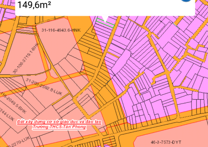 Bán nhà khu dân cư khu phố 7, phường Tân Phong, Tp. Biên Hòa, ngang 5m, dài 30m, đường 5m